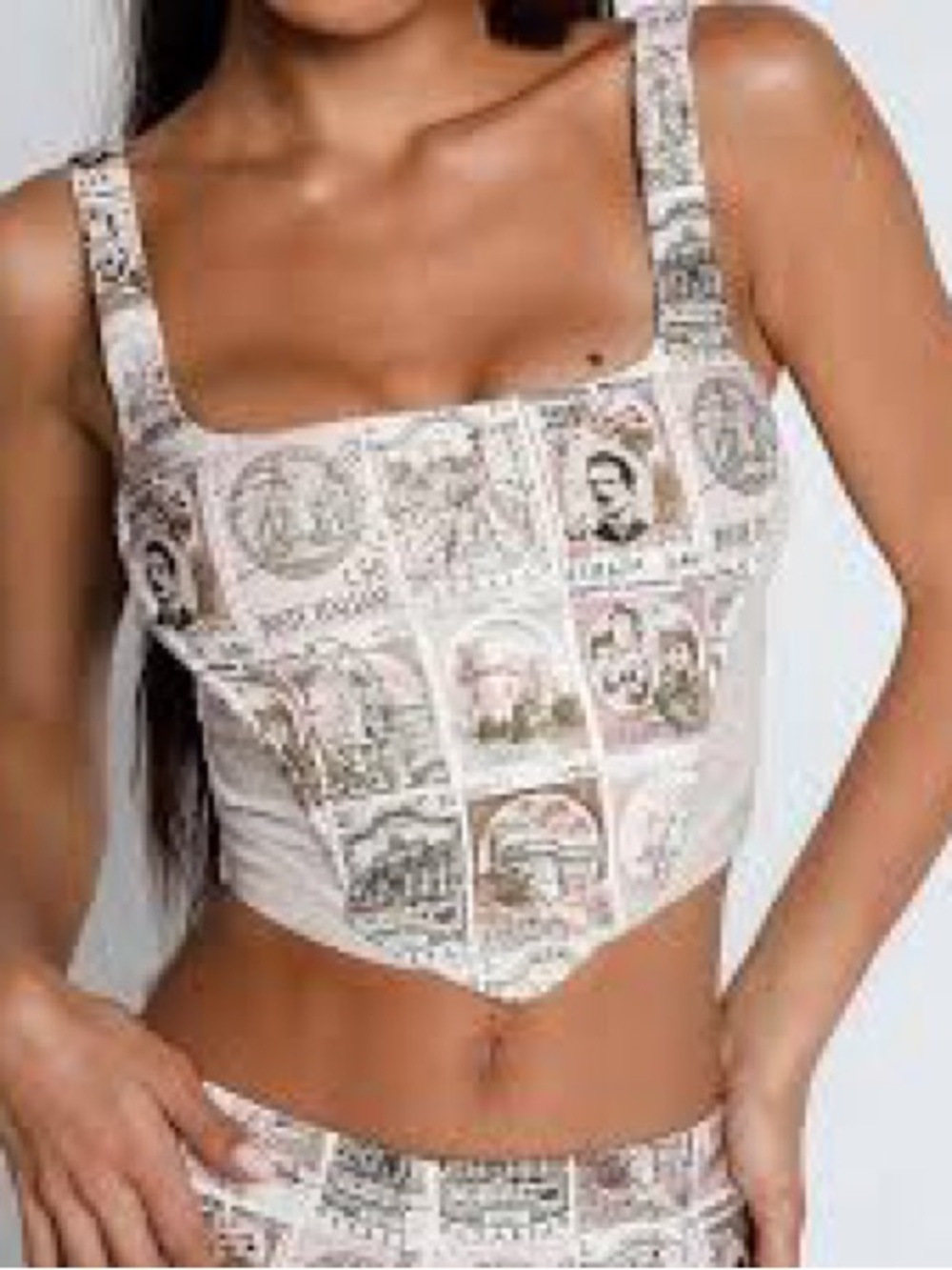 Tiger Mist Lenna Corset Print Patch